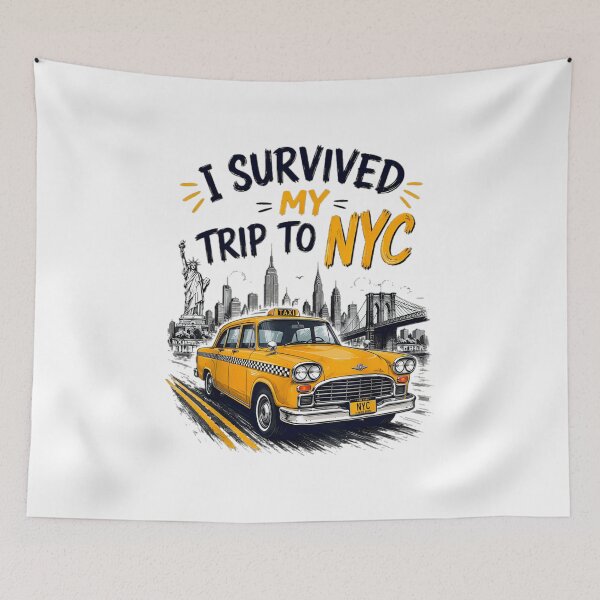 Item preview, I Survived My Trip to NYC designed and sold by EdificatTTArt.