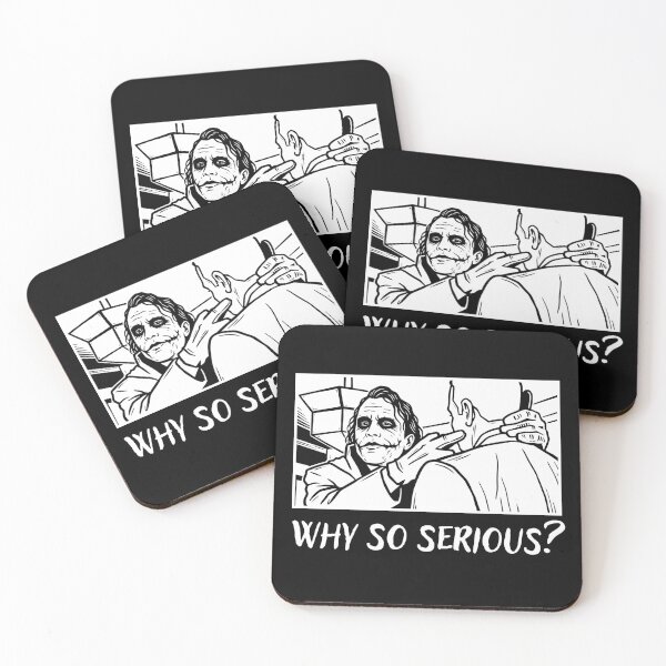 Item preview, Joker "Why So Serious?" Movie Quote designed and sold by DanoolPics.