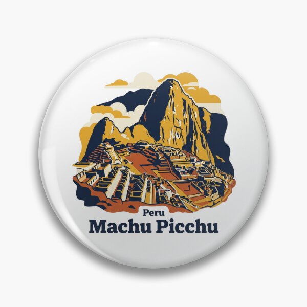 Item preview, Machu Picchu Bold Retro Graphic Travel Poster designed and sold by Inkworksbyshery.