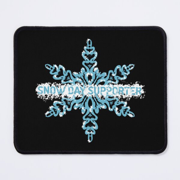 Item preview, Snow Day Supporter / Blue Snowflake no. 2 designed and sold by AgnieshkaSiwek.