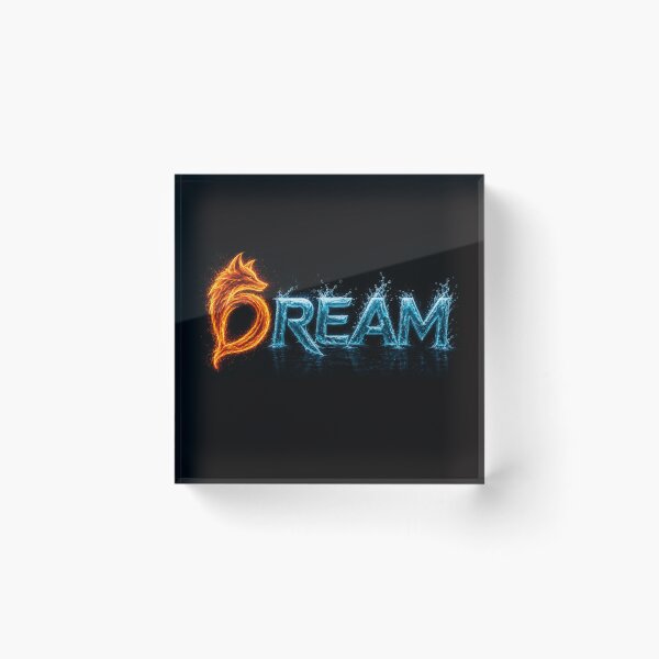 Item preview, Fire and Water Dream Typography designed and sold by GRFORA.