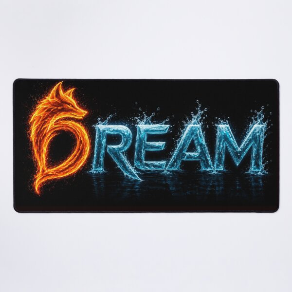 Item preview, Fire and Water Dream Typography designed and sold by GRFORA.