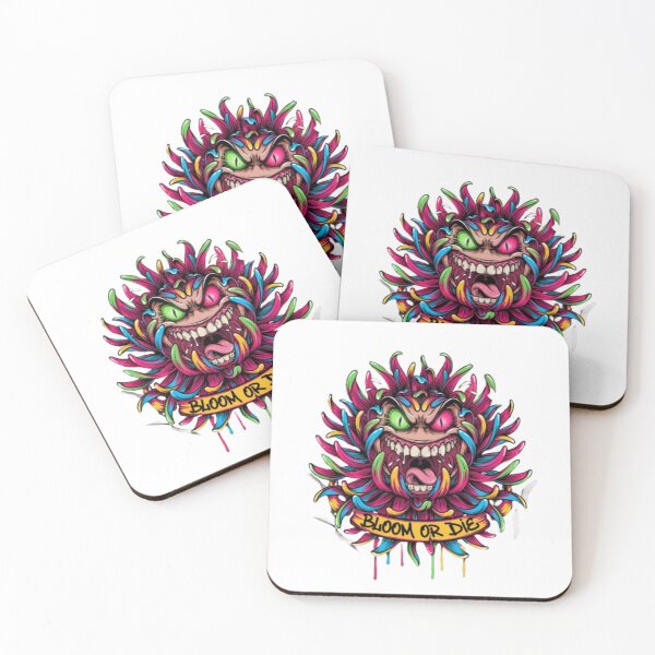 Item preview, Bloom Or Die Colorful Flower Monster designed and sold by TeeDesignMaster.