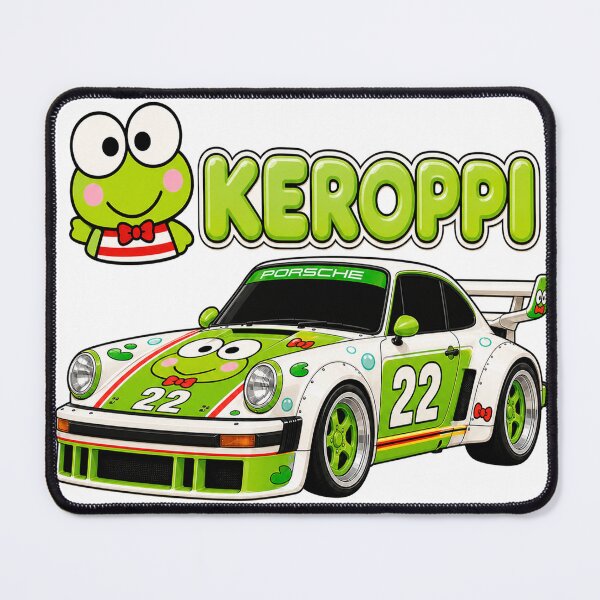 Item preview, Keroppi Green and White Porsche 934/5 designed and sold by jubileuuu.