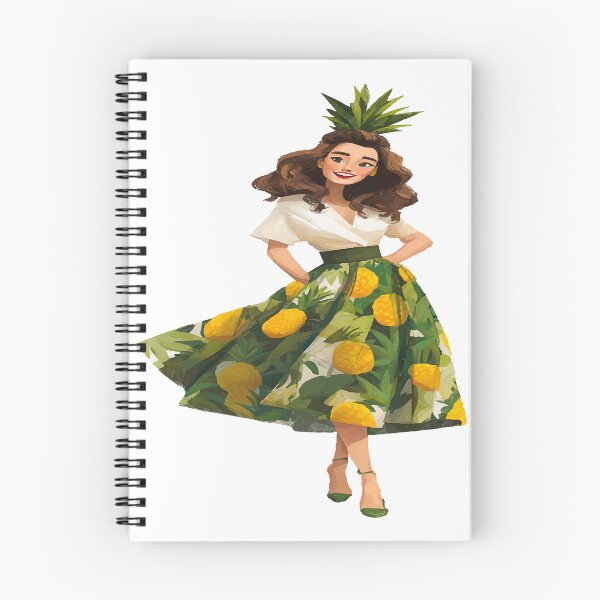 Item preview, 1950s Bold Lady Pineapple Dress Design designed and sold by RichardRags.