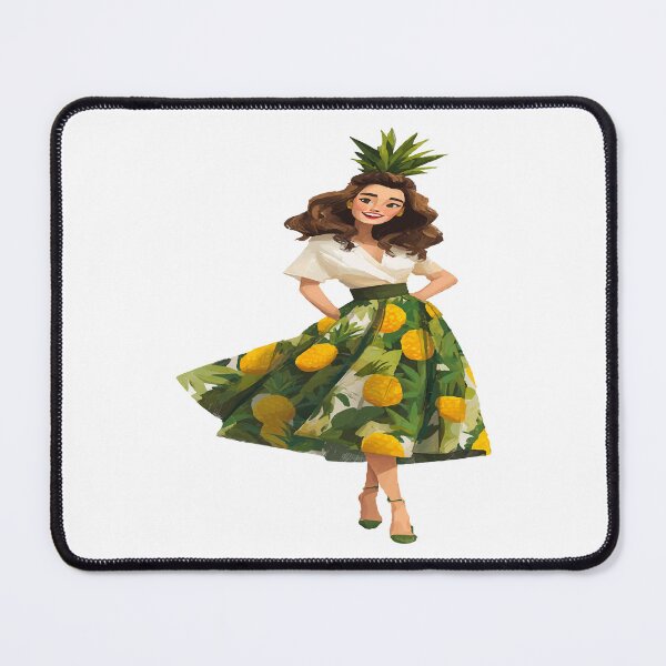 Item preview, 1950s Bold Lady Pineapple Dress Design designed and sold by RichardRags.