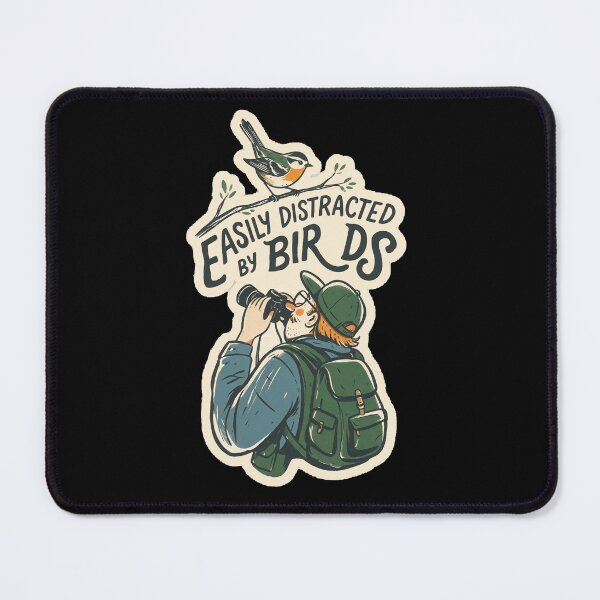 Item preview, Easily Distracted by Birds Funny Birdwatching Design designed and sold by limos.