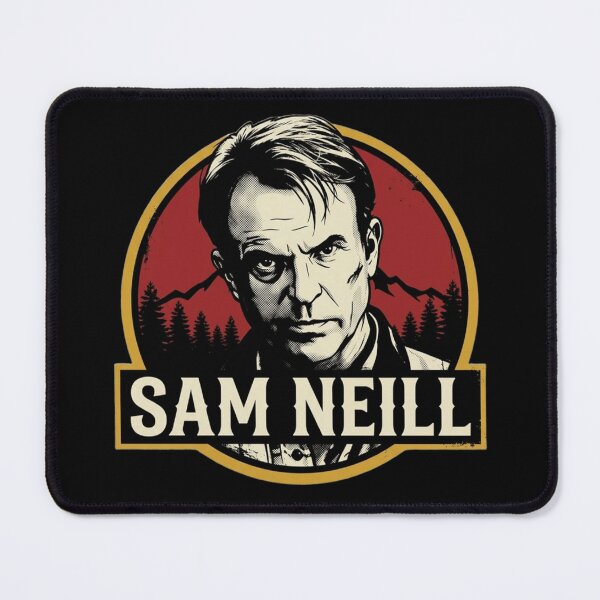 Item preview, Sam Neill Vintage Retro Portrait Movie Actor Design designed and sold by Eddy048.