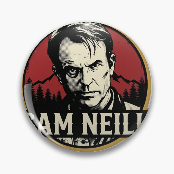 Item preview, Sam Neill Vintage Retro Portrait Movie Actor Design designed and sold by Eddy048.