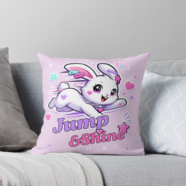 Item preview, Jump and Shine Kawaii Bunny Pastel Y2K  designed and sold by inkaylindesign.