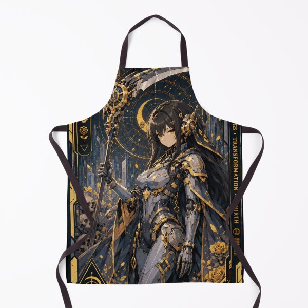 Item preview, Death Tarot Card – Cyberpunk Mecha Anime Girl designed and sold by Apocalyptic Art Studio.