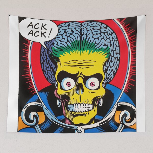 Item preview, Ack Ack Martian Pop Art designed and sold by Pop-And-Pixels.