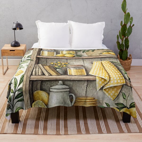 Item preview, Rustic Lemon Cottage Kitchen Decor designed and sold by Storybook Botanica.