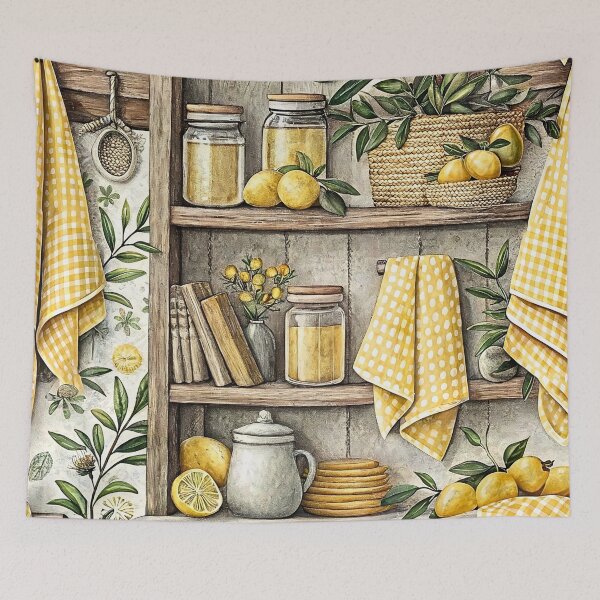 Item preview, Rustic Lemon Cottage Kitchen Decor designed and sold by Storybook Botanica.