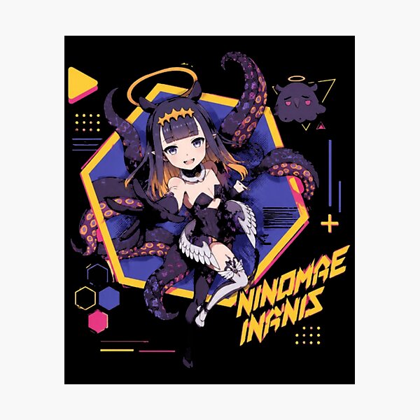 Item preview, Ninomae Inanis Vintage Art designed and sold by comeoutlunita.