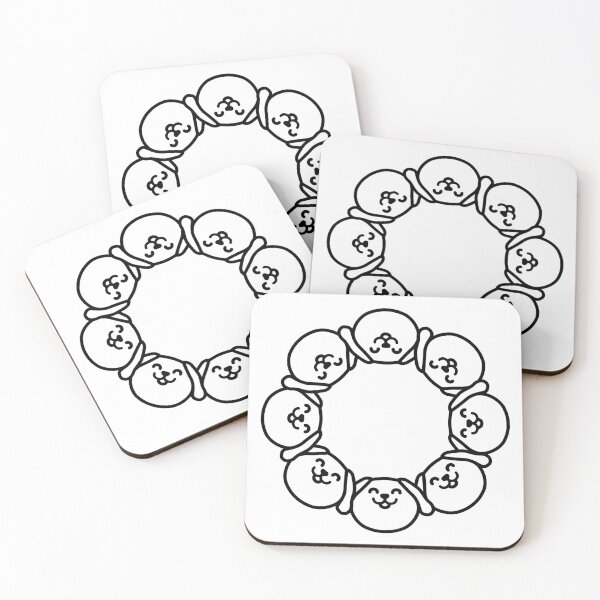 Item preview, Cute Dog in Circle designed and sold by Imjustclicking.