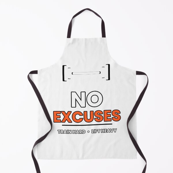 Item preview, No excuses designed and sold by Glitek69.