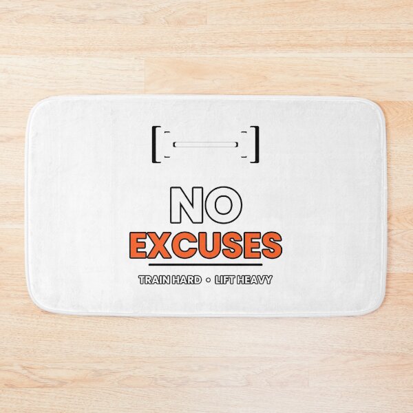 Item preview, No excuses designed and sold by Glitek69.