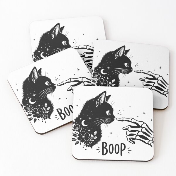 Item preview, Cat Halloween, Skeleton Cat, Cute Halloween, Cat Lover, Skeleton Hand Cat Boop, Cat Mom Gift designed and sold by Quiajia.