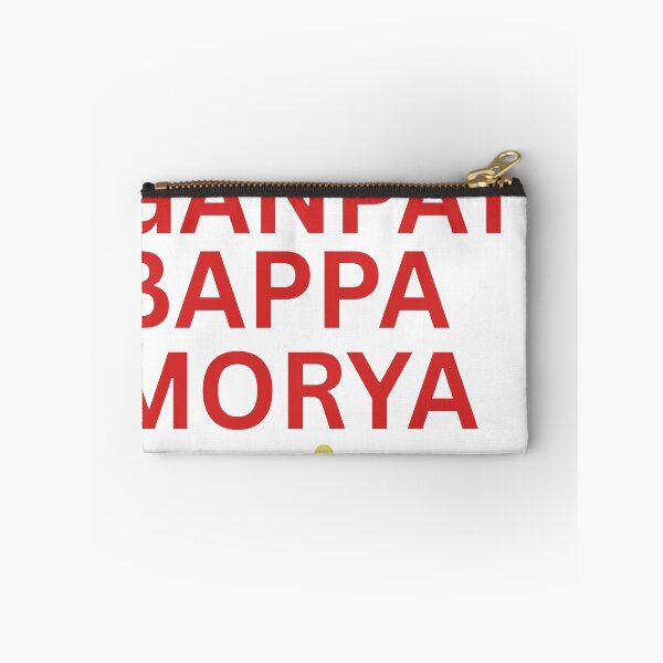 Item preview, Ganpati Bappa Morya Typography T-Shirt | Ganesh Chaturthi Festival Design designed and sold by Marathidesigns.