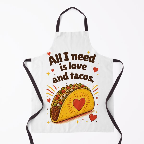 Item preview, All I need is love and tacos designed and sold by HappyDoodle11.