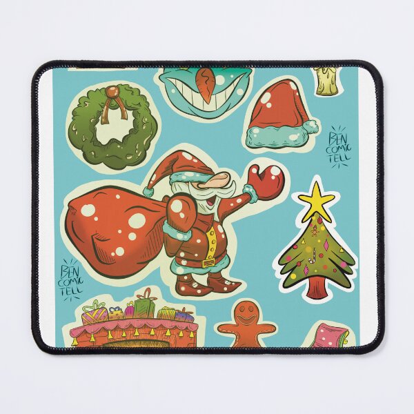Item preview, Vintage Christmas Retro Santa Holiday Magic Stickers designed and sold by ben.comictell.