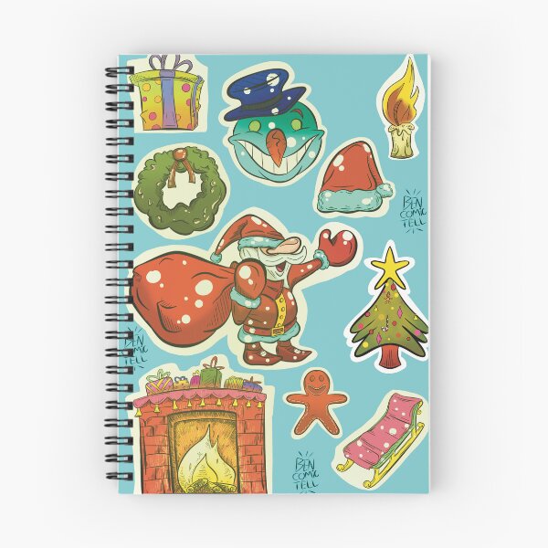 Item preview, Vintage Christmas Retro Santa Holiday Magic Stickers designed and sold by ben.comictell.