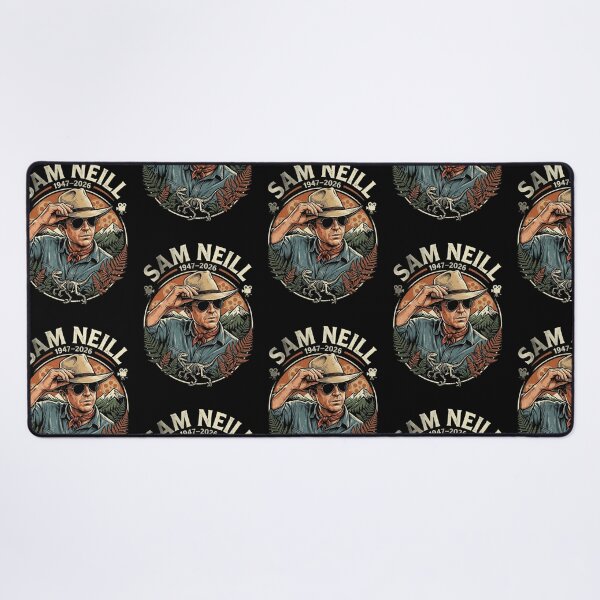 Item preview, Sam Neill Dinosaur Adventure Vintage Retro Portrait Design designed and sold by Eddy048.
