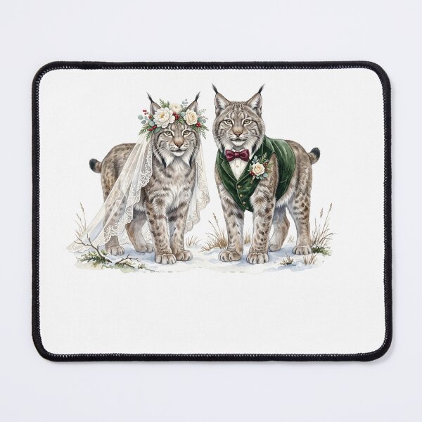 Item preview, Lynx's Couple Wedding Art designed and sold by Roy & Tiffany.