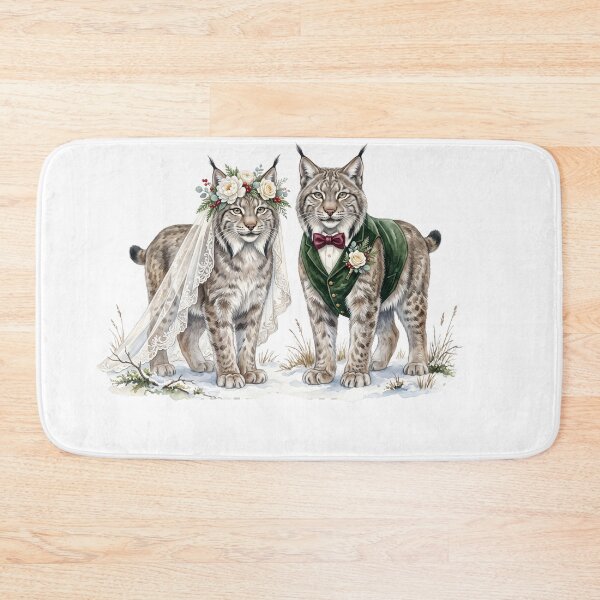 Item preview, Lynx's Couple Wedding Art designed and sold by Roy & Tiffany.