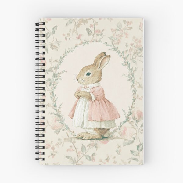 Item preview, Little Rabbit in Pink Layered Dress Watercolor designed and sold by GoodOldPrints4.