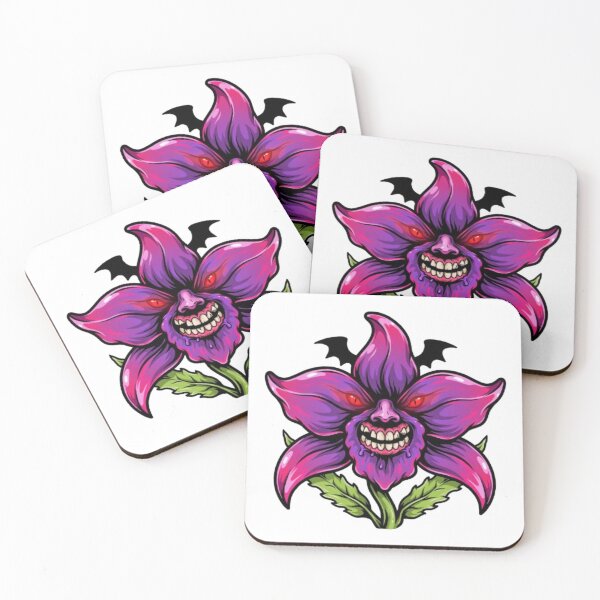 Item preview, Evil Purple Vampire Flower Monster Demogorgon designed and sold by smartlogo_factory.