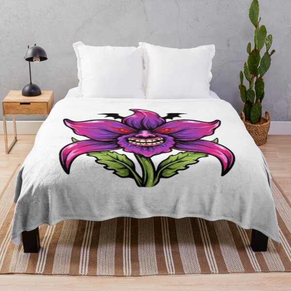 Item preview, Evil Purple Vampire Flower Monster Demogorgon designed and sold by TeeDesignMaster.