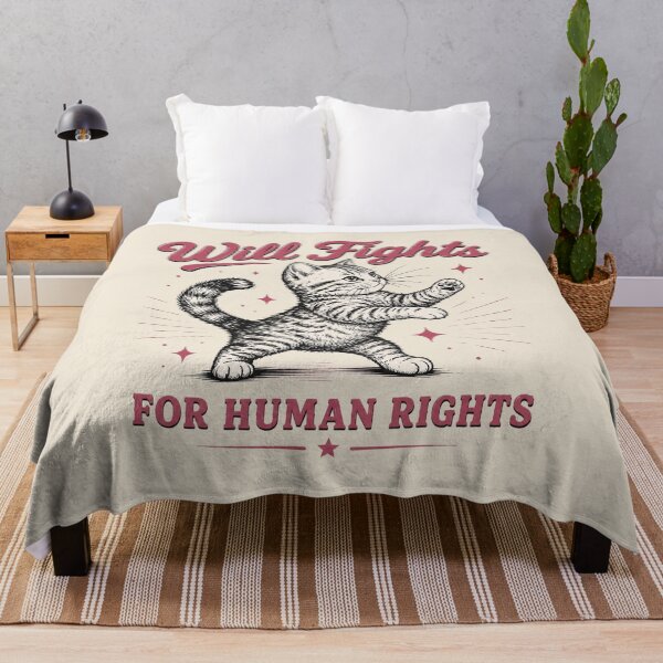 Item preview, Will Fights for Human Rights, FDT, Human Rights, Equality, Social Justice, Political Protest, Activist gift designed and sold by Quiajia.