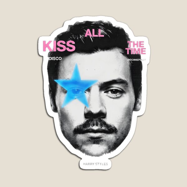 Item preview, Hárry-Styles Star eye Kiss All The Time Together Tour Vintage designed and sold by EdificatTTArt.