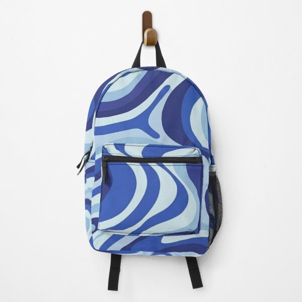 Item preview, Liquid Swirl Retro Abstract in blue tones, Cream, and White designed and sold by Differenceee.