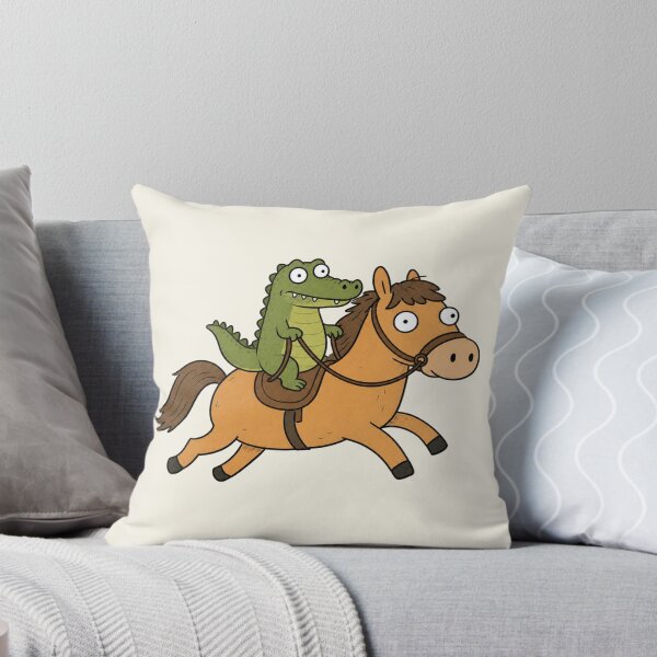 Item preview, Main Quest Alligator Riding a Horse designed and sold by Rosie's Wildflower Boutique.
