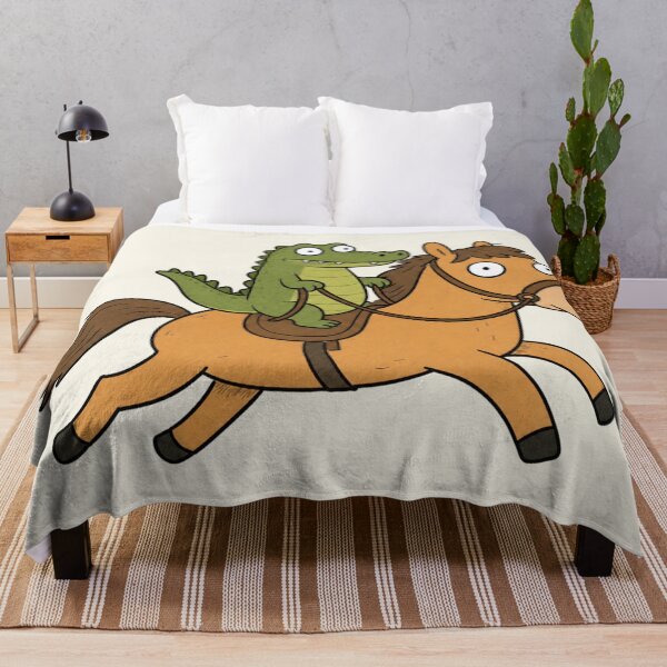 Item preview, Main Quest Alligator Riding a Horse designed and sold by Rosie's Wildflower Boutique.