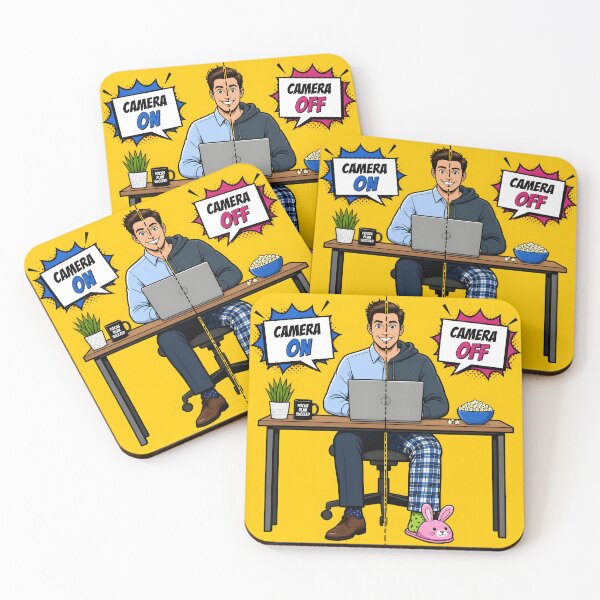 Item preview, Work From Home Camera On Vs Off Funny Remote Work designed and sold by ThirdShiftLab.