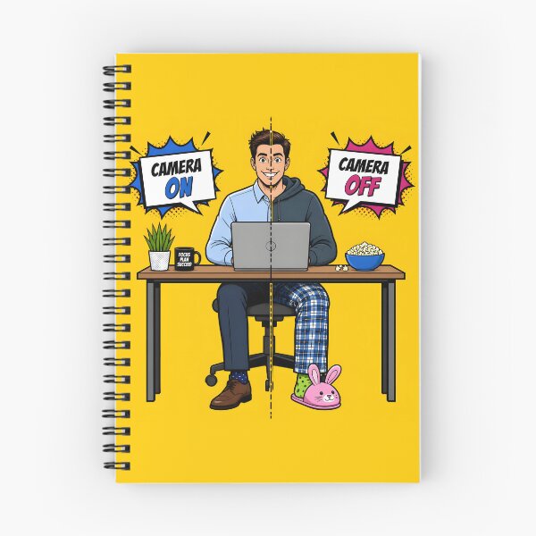 Item preview, Work From Home Camera On Vs Off Funny Remote Work designed and sold by ThirdShiftLab.