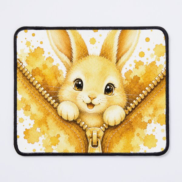 Item preview, Cute Golden Bunny in Zipper designed and sold by GRFORA.
