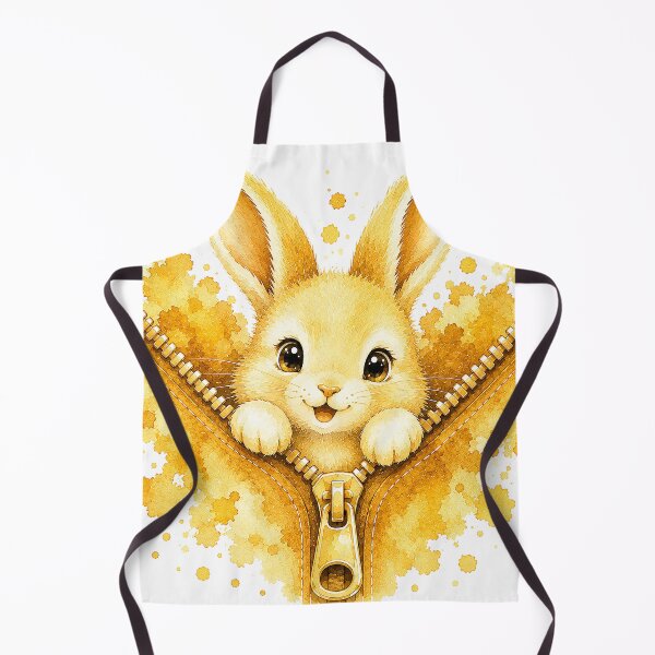Item preview, Cute Golden Bunny in Zipper designed and sold by GRFORA.