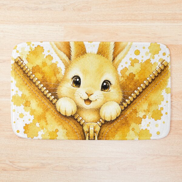 Item preview, Cute Golden Bunny in Zipper designed and sold by GRFORA.