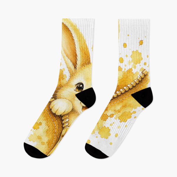 Item preview, Cute Golden Bunny in Zipper designed and sold by GRFORA.