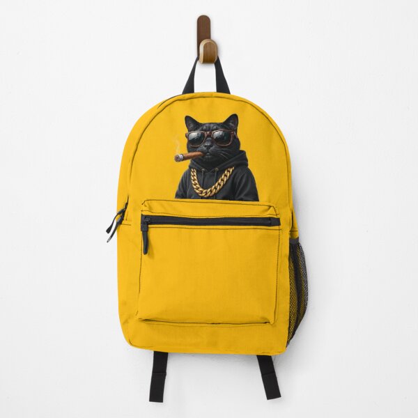 Item preview, Cool Black Cat Hip Hop Streetwear – Gangster Cat with Sunglasses designed and sold by anemiche.