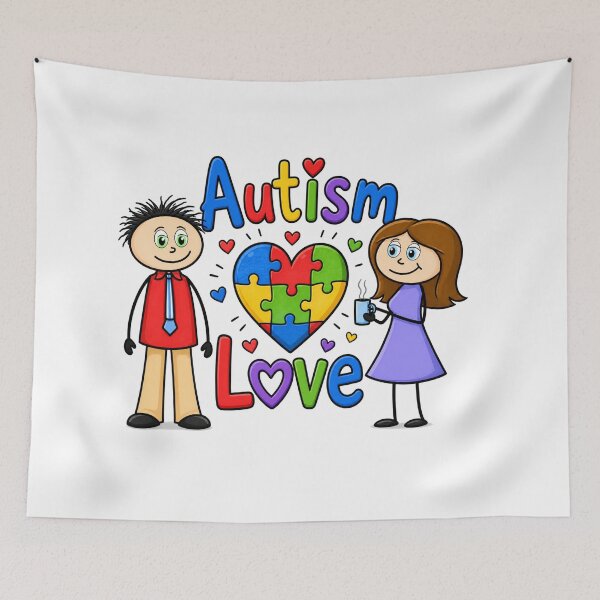 Item preview, Autism  Love designed and sold by Mother Daughter Drawings .