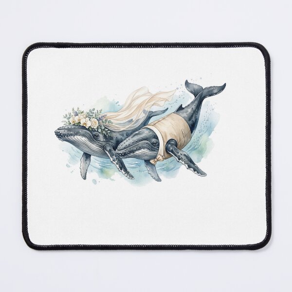 Item preview, Whale's Couple Wedding Art designed and sold by Roy & Tiffany.