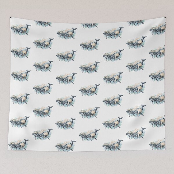 Item preview, Whale's Couple Wedding Art designed and sold by Roy & Tiffany.