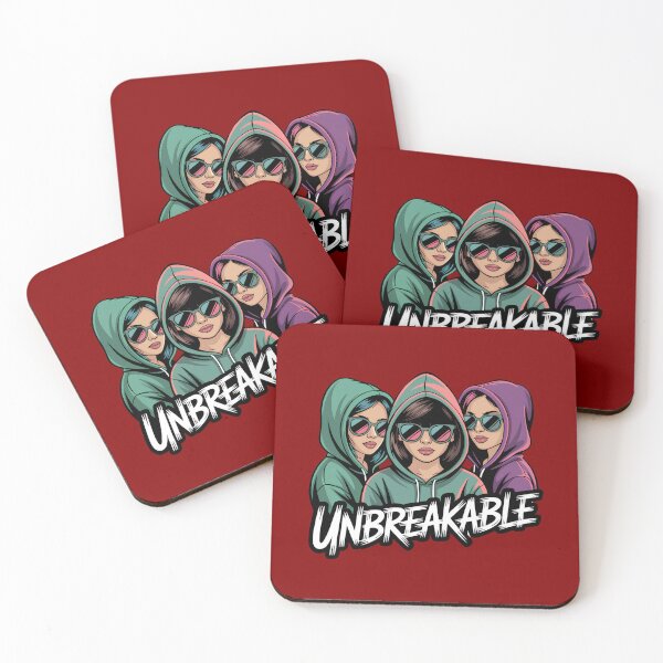 Item preview, Unbreakable Squad - Cool Hoodie Girls Urban Graphic designed and sold by Velouria Universe.
