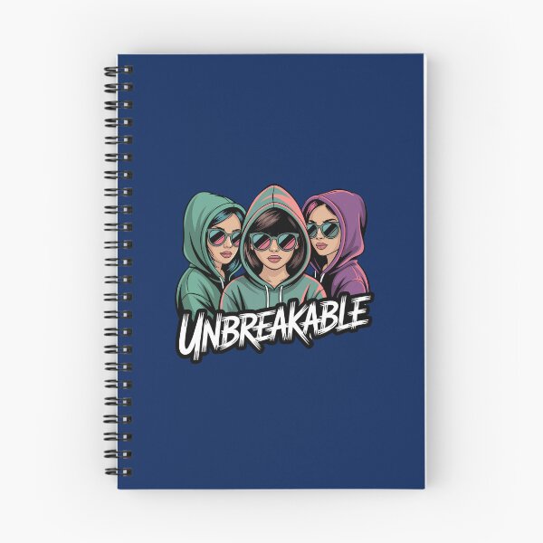 Item preview, Unbreakable Squad - Cool Hoodie Girls Urban Graphic designed and sold by Velouria Universe.